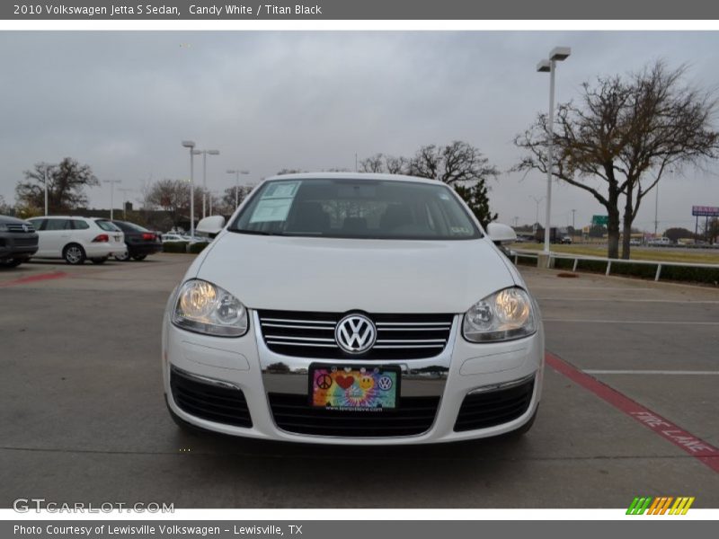 Candy White / Titan Black 2010 Volkswagen Jetta S Sedan