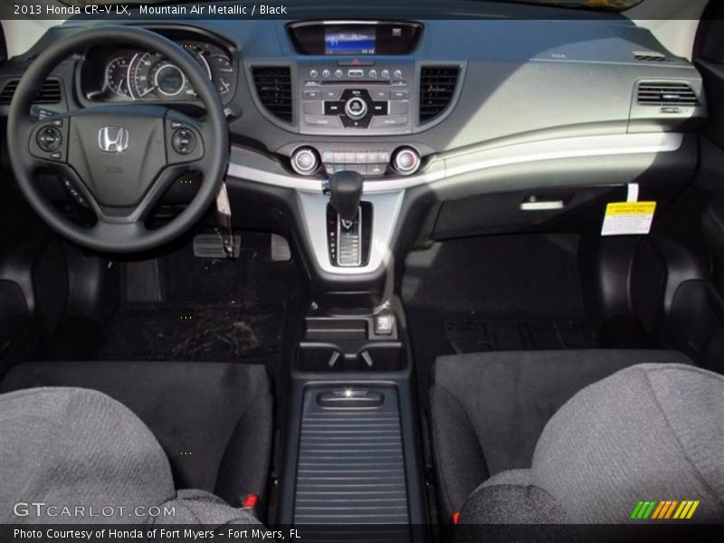 Mountain Air Metallic / Black 2013 Honda CR-V LX