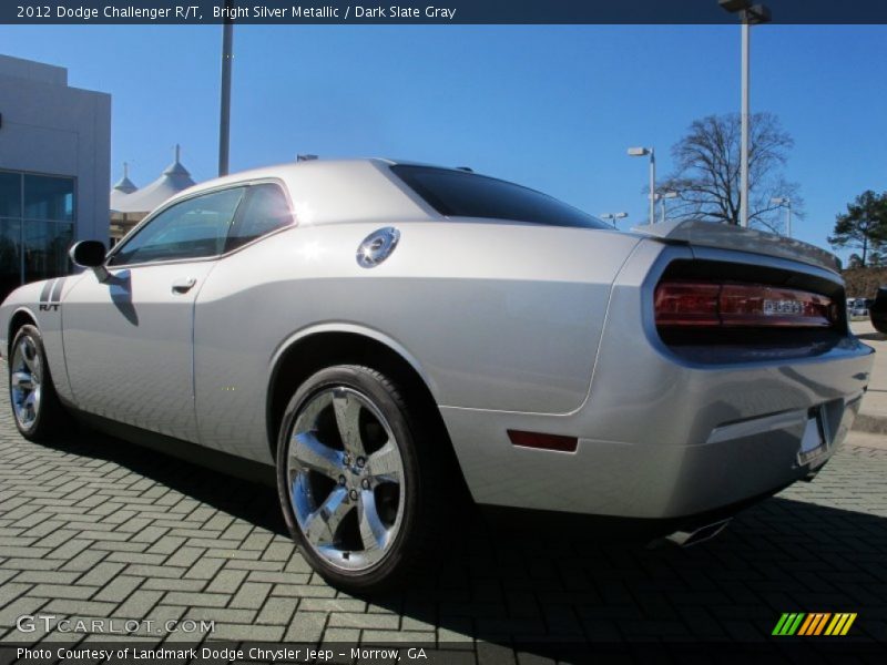 Bright Silver Metallic / Dark Slate Gray 2012 Dodge Challenger R/T