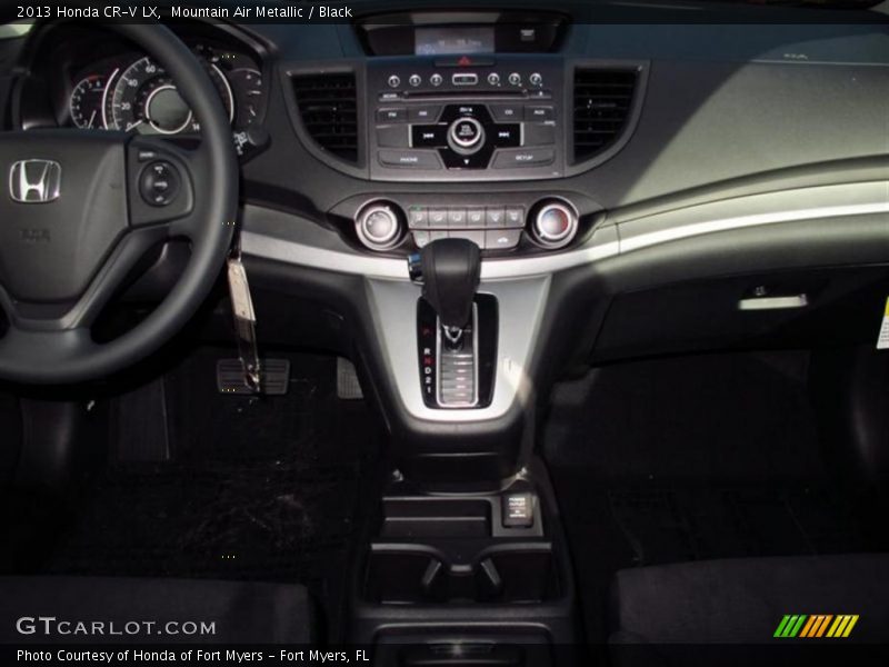 Mountain Air Metallic / Black 2013 Honda CR-V LX
