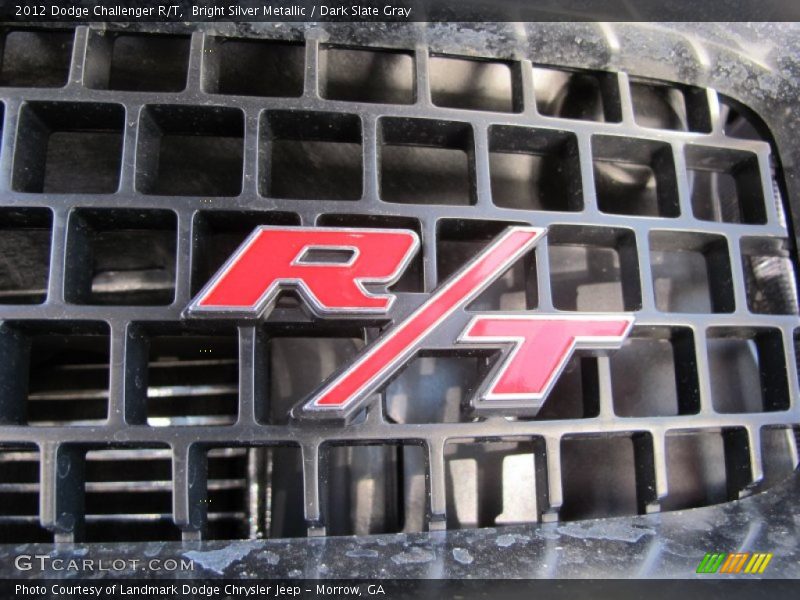 Bright Silver Metallic / Dark Slate Gray 2012 Dodge Challenger R/T