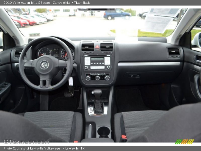 Candy White / Titan Black 2010 Volkswagen Jetta S Sedan