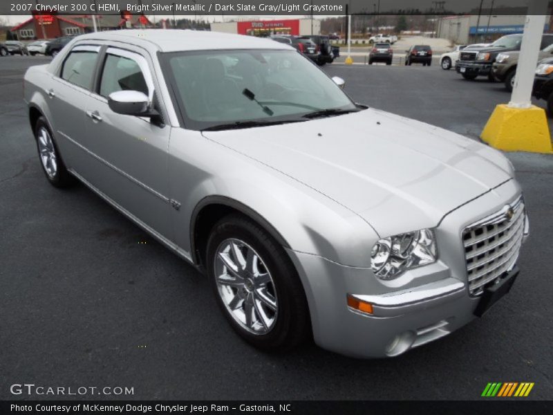 Bright Silver Metallic / Dark Slate Gray/Light Graystone 2007 Chrysler 300 C HEMI