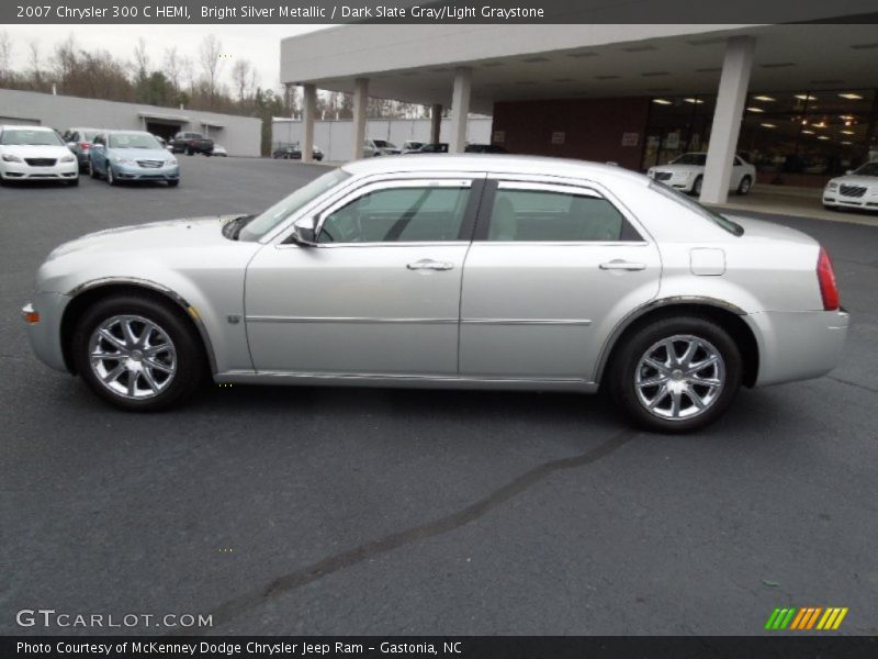 Bright Silver Metallic / Dark Slate Gray/Light Graystone 2007 Chrysler 300 C HEMI