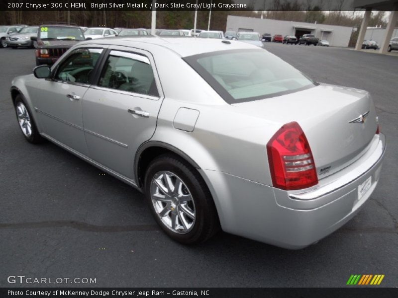 Bright Silver Metallic / Dark Slate Gray/Light Graystone 2007 Chrysler 300 C HEMI