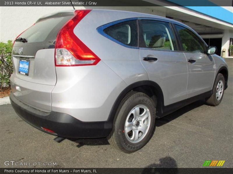 Alabaster Silver Metallic / Gray 2013 Honda CR-V LX