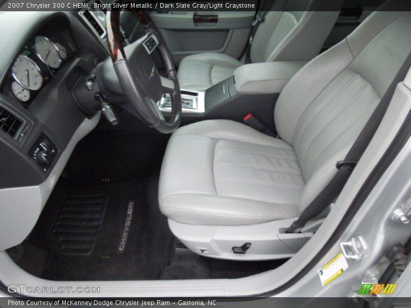 Bright Silver Metallic / Dark Slate Gray/Light Graystone 2007 Chrysler 300 C HEMI