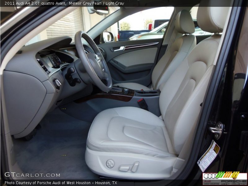 Meteor Grey Pearl / Light Gray 2011 Audi A4 2.0T quattro Avant