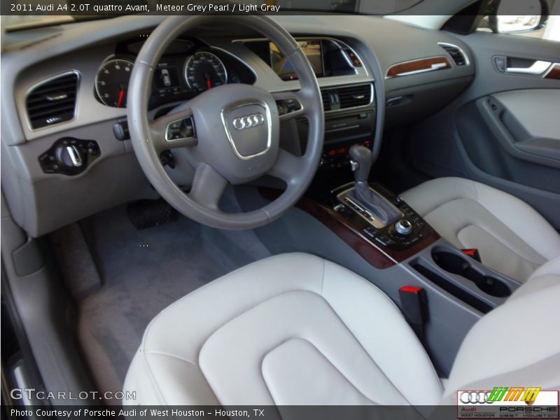 Meteor Grey Pearl / Light Gray 2011 Audi A4 2.0T quattro Avant