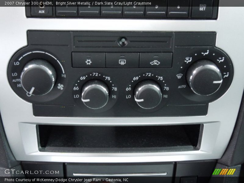 Bright Silver Metallic / Dark Slate Gray/Light Graystone 2007 Chrysler 300 C HEMI