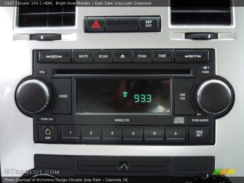 Bright Silver Metallic / Dark Slate Gray/Light Graystone 2007 Chrysler 300 C HEMI