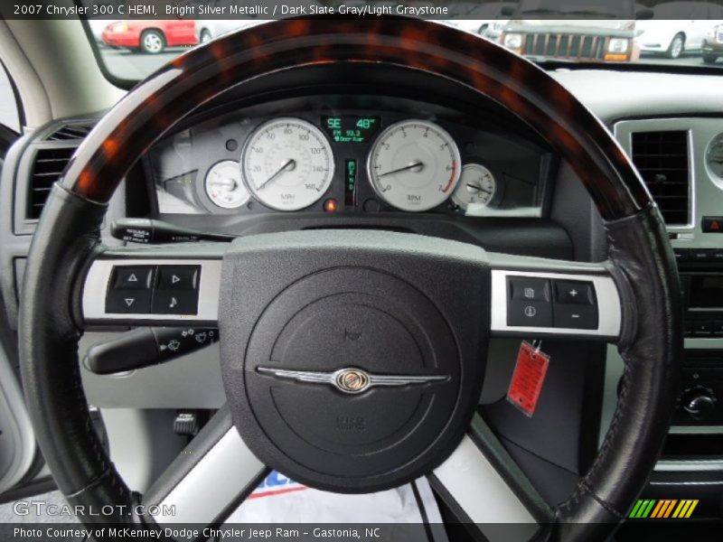 Bright Silver Metallic / Dark Slate Gray/Light Graystone 2007 Chrysler 300 C HEMI