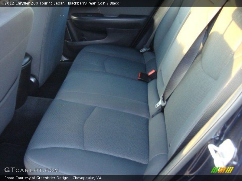 Blackberry Pearl Coat / Black 2012 Chrysler 200 Touring Sedan