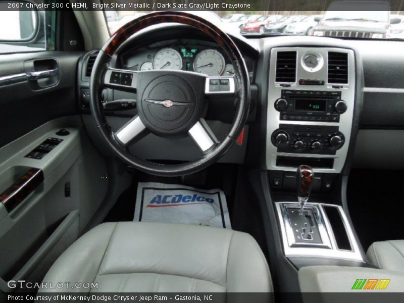 Bright Silver Metallic / Dark Slate Gray/Light Graystone 2007 Chrysler 300 C HEMI