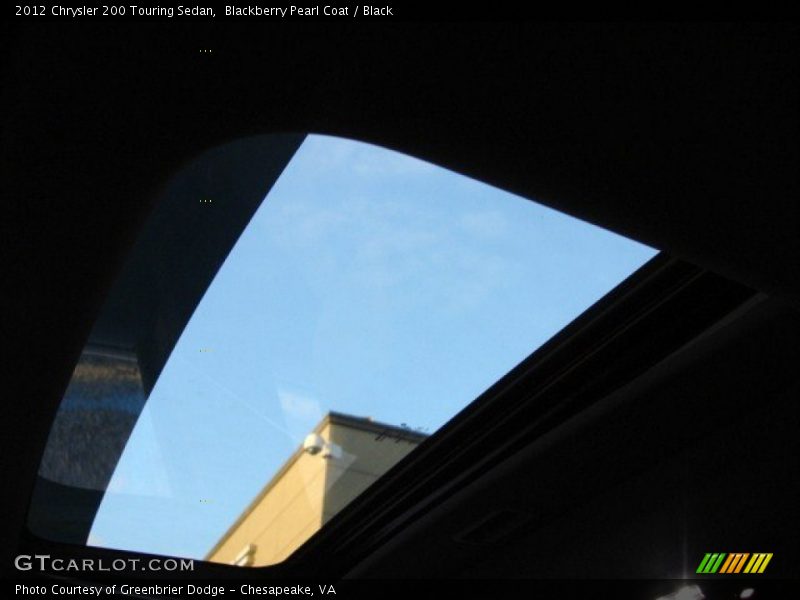 Blackberry Pearl Coat / Black 2012 Chrysler 200 Touring Sedan