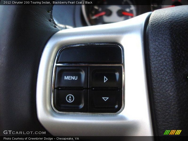 Blackberry Pearl Coat / Black 2012 Chrysler 200 Touring Sedan