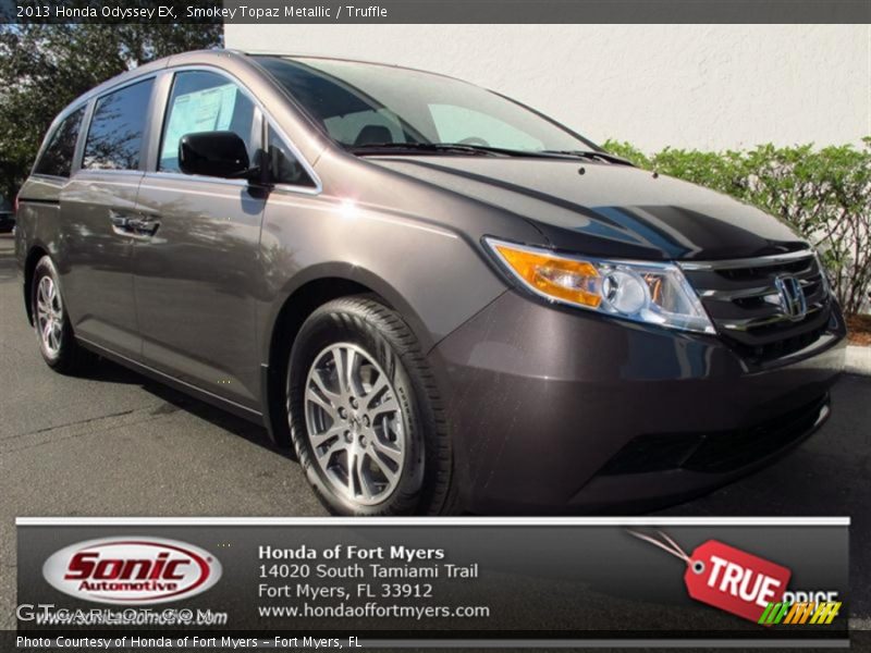 Smokey Topaz Metallic / Truffle 2013 Honda Odyssey EX