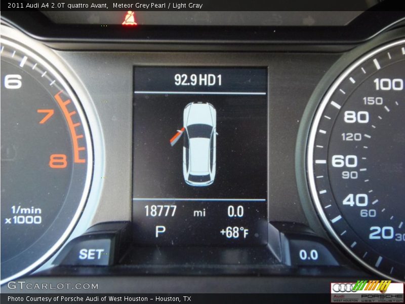 Meteor Grey Pearl / Light Gray 2011 Audi A4 2.0T quattro Avant