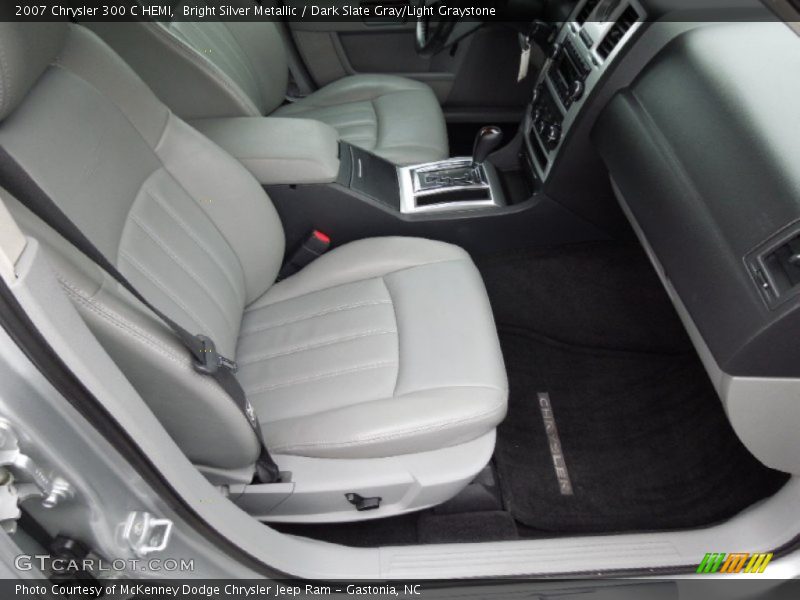 Bright Silver Metallic / Dark Slate Gray/Light Graystone 2007 Chrysler 300 C HEMI