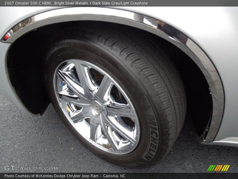 Bright Silver Metallic / Dark Slate Gray/Light Graystone 2007 Chrysler 300 C HEMI