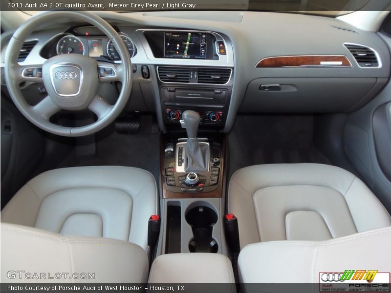 Meteor Grey Pearl / Light Gray 2011 Audi A4 2.0T quattro Avant