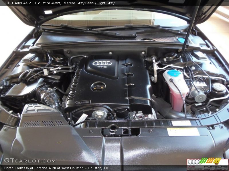 Meteor Grey Pearl / Light Gray 2011 Audi A4 2.0T quattro Avant