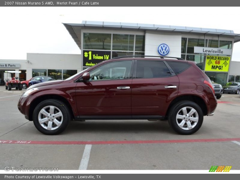 Merlot Pearl / Cafe Latte 2007 Nissan Murano S AWD