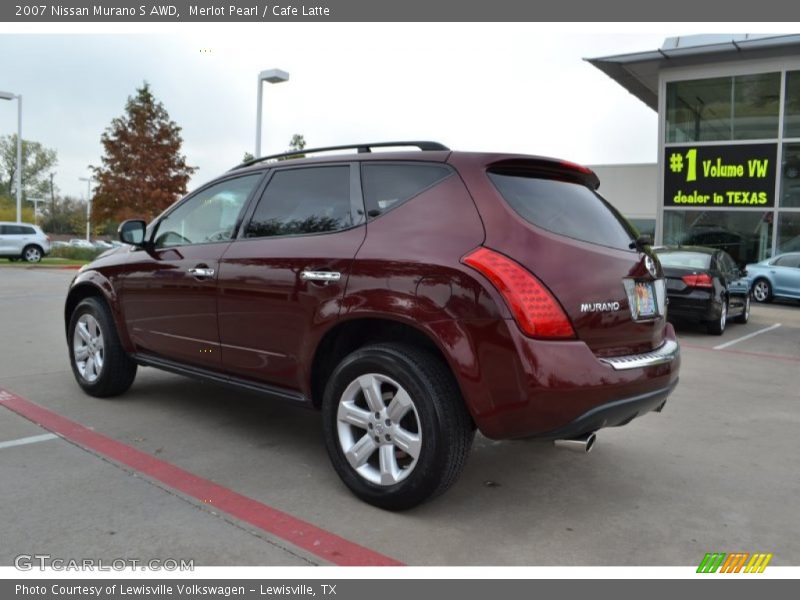 Merlot Pearl / Cafe Latte 2007 Nissan Murano S AWD