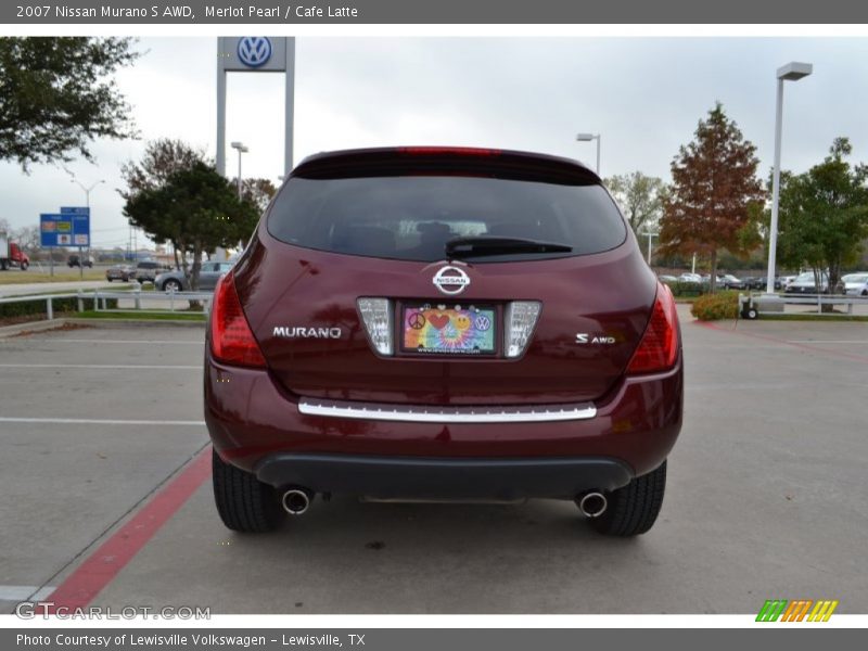 Merlot Pearl / Cafe Latte 2007 Nissan Murano S AWD