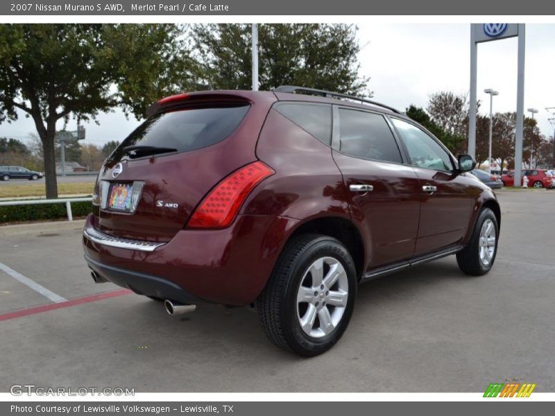 Merlot Pearl / Cafe Latte 2007 Nissan Murano S AWD