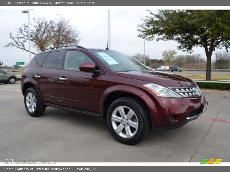 Merlot Pearl / Cafe Latte 2007 Nissan Murano S AWD