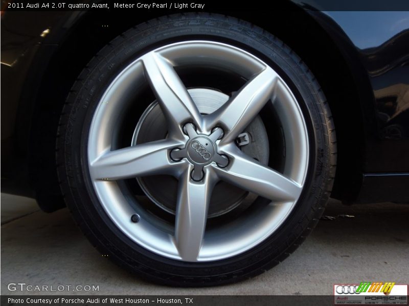 Meteor Grey Pearl / Light Gray 2011 Audi A4 2.0T quattro Avant