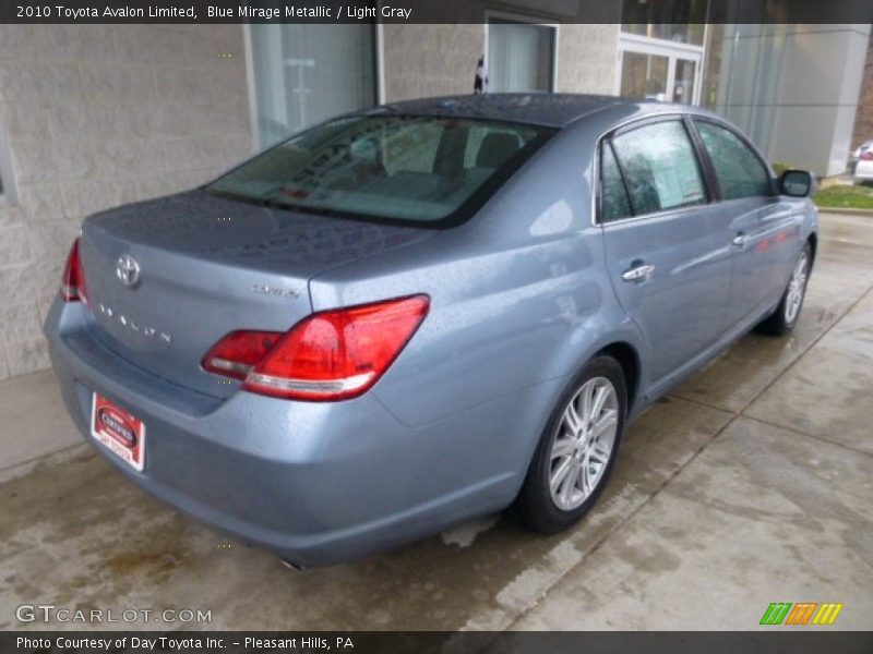 Blue Mirage Metallic / Light Gray 2010 Toyota Avalon Limited