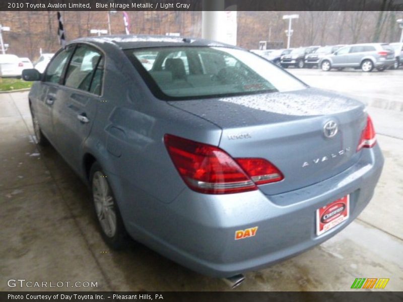 Blue Mirage Metallic / Light Gray 2010 Toyota Avalon Limited