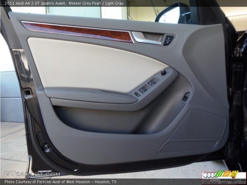 Meteor Grey Pearl / Light Gray 2011 Audi A4 2.0T quattro Avant