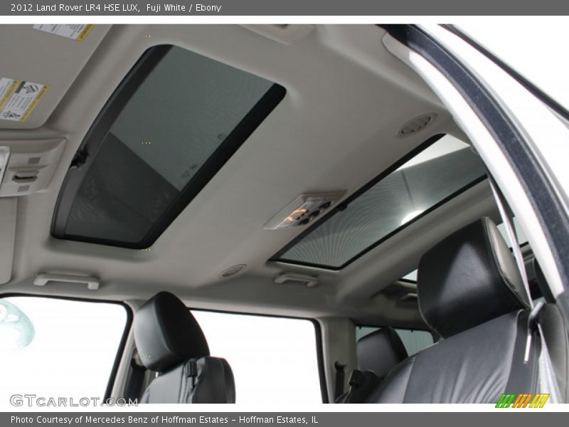 Fuji White / Ebony 2012 Land Rover LR4 HSE LUX