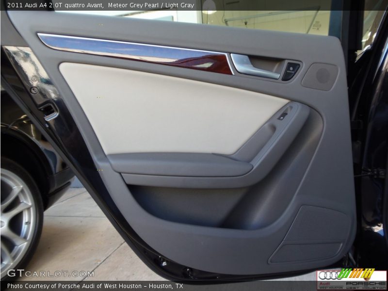 Meteor Grey Pearl / Light Gray 2011 Audi A4 2.0T quattro Avant