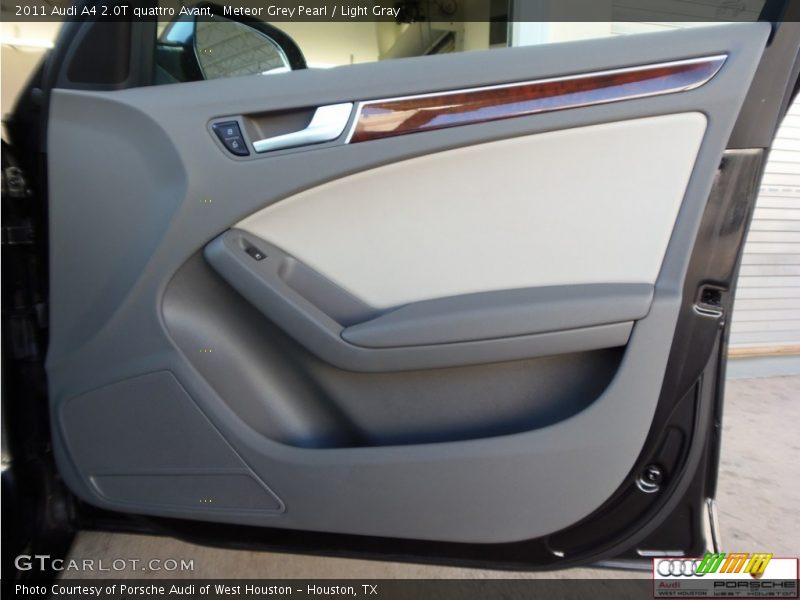 Meteor Grey Pearl / Light Gray 2011 Audi A4 2.0T quattro Avant