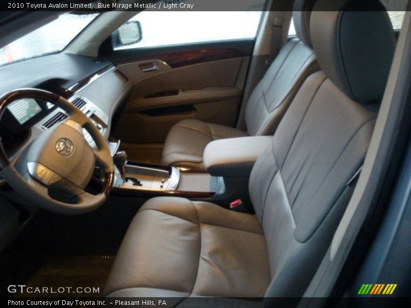 Blue Mirage Metallic / Light Gray 2010 Toyota Avalon Limited