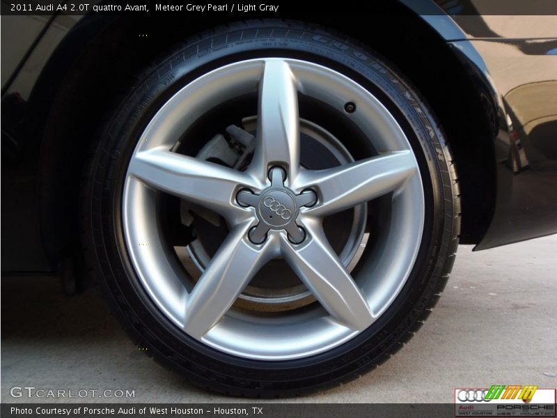 Meteor Grey Pearl / Light Gray 2011 Audi A4 2.0T quattro Avant