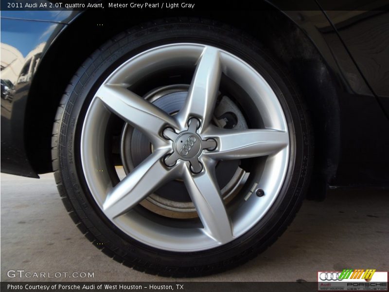Meteor Grey Pearl / Light Gray 2011 Audi A4 2.0T quattro Avant