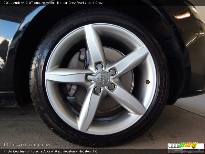 Meteor Grey Pearl / Light Gray 2011 Audi A4 2.0T quattro Avant