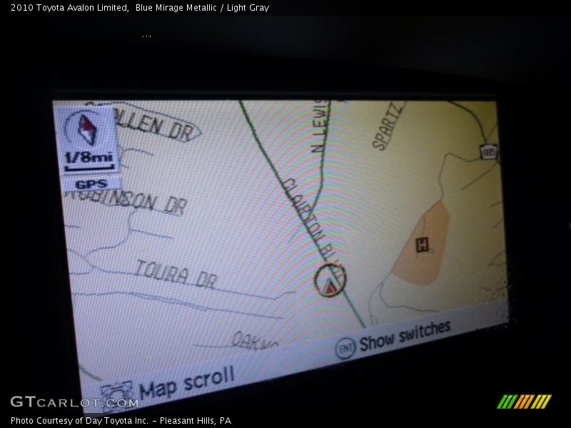 Blue Mirage Metallic / Light Gray 2010 Toyota Avalon Limited