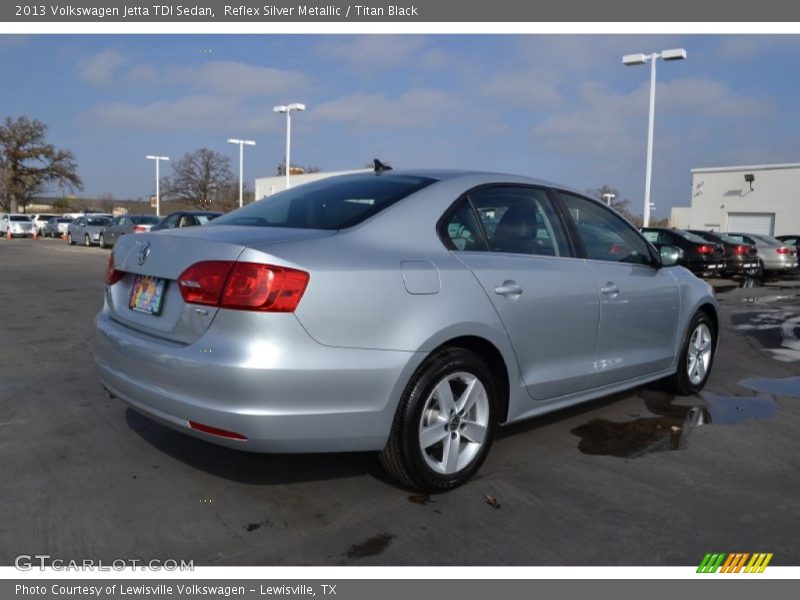 Reflex Silver Metallic / Titan Black 2013 Volkswagen Jetta TDI Sedan
