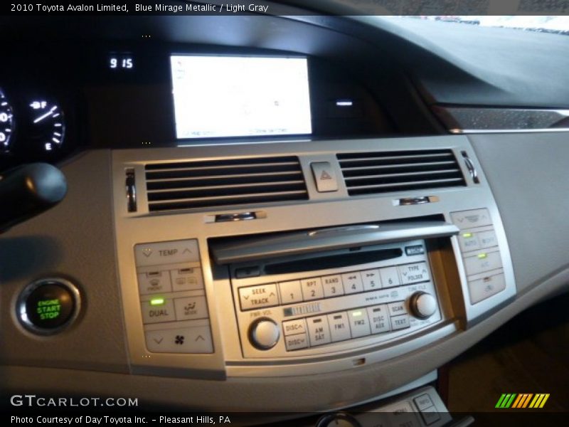 Blue Mirage Metallic / Light Gray 2010 Toyota Avalon Limited
