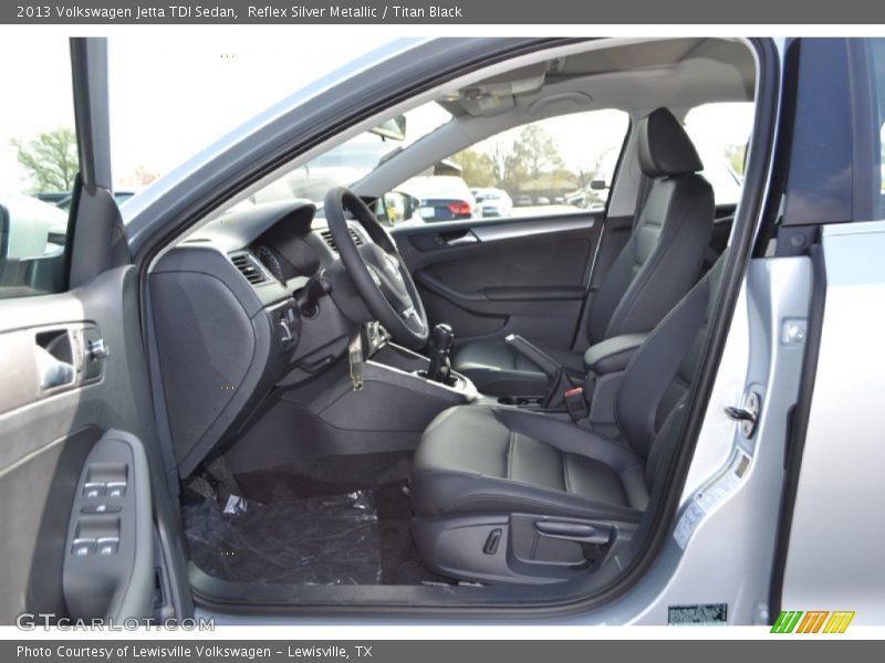 Reflex Silver Metallic / Titan Black 2013 Volkswagen Jetta TDI Sedan