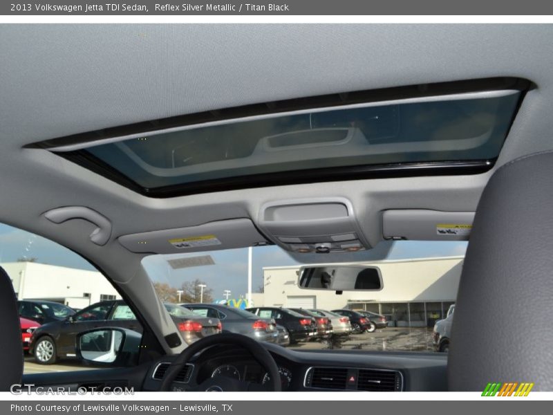 Reflex Silver Metallic / Titan Black 2013 Volkswagen Jetta TDI Sedan