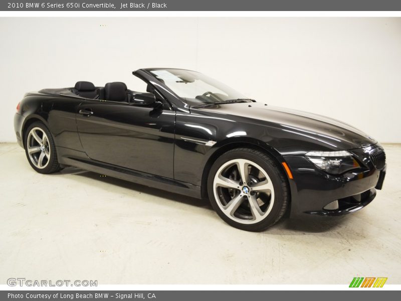  2010 6 Series 650i Convertible Jet Black