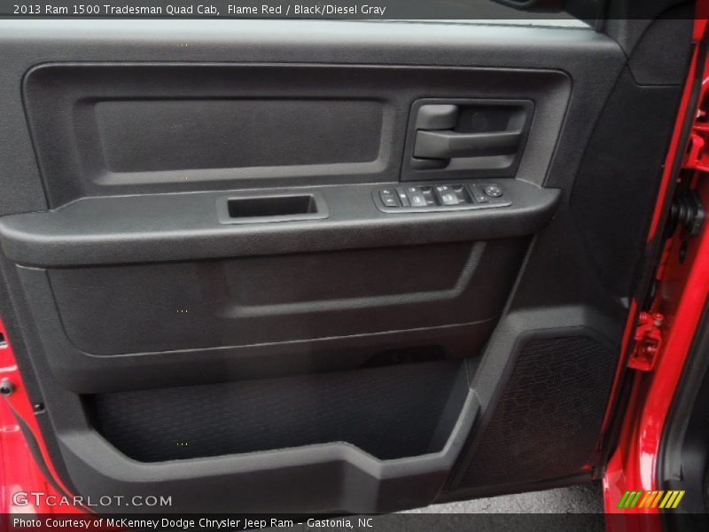 Flame Red / Black/Diesel Gray 2013 Ram 1500 Tradesman Quad Cab