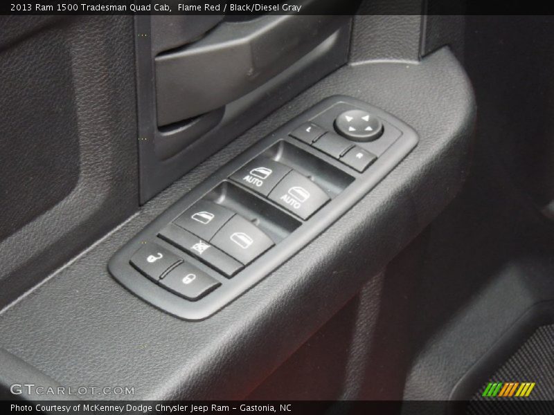 Flame Red / Black/Diesel Gray 2013 Ram 1500 Tradesman Quad Cab